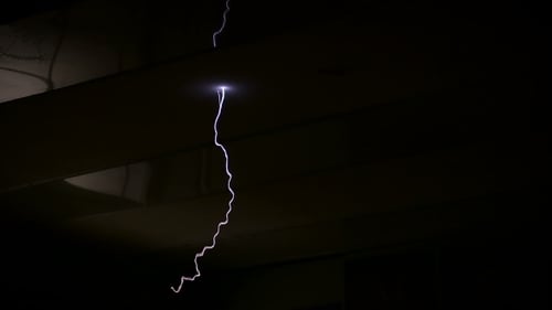 High Voltage Electrical Discharge Generated