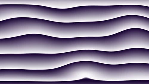Abstract Fluid Wavy Lines Seamless Loop Background