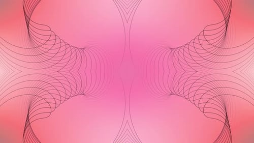 White color geometric line animation with gradient background. Vd 733