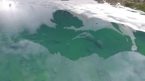Iced Glacial Lake