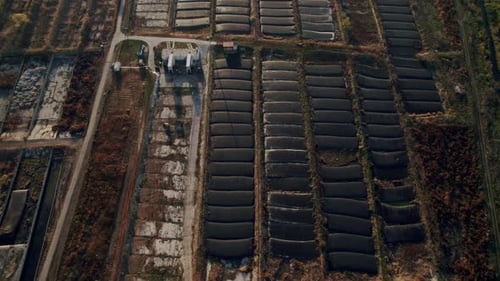 Round Polls in Wastewater Treatment Plant Filtration of Dirty or Sewage Water