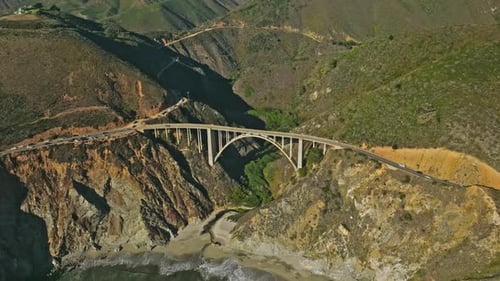 Bixby Creek Bridge an der Big Sur Küste von Kalifornien