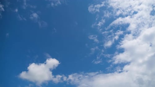Blue Sky with Clouds Time-Lapse
