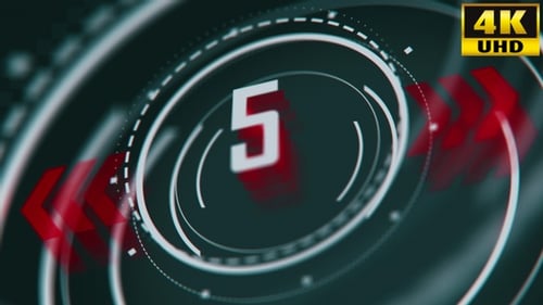 Countdown Timer Background Vj Loops V4