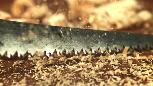Sawdust Falls on the Table