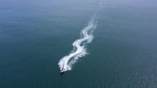 Jet Skiing in Sea