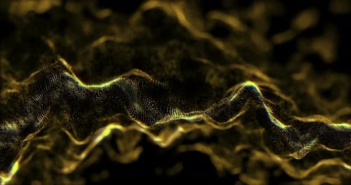 Shining Light Waves in Water Realistic Footage