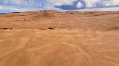 Dunas de arena gigantes en Nueva Zelanda
