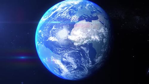Realistic Earth Zoom Mexico