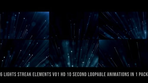 Lichter Streak Elements Blau