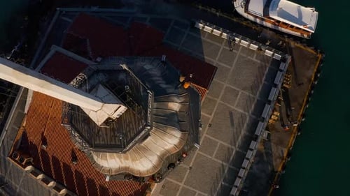 Istanbul Maidens Tower Aerial View 2