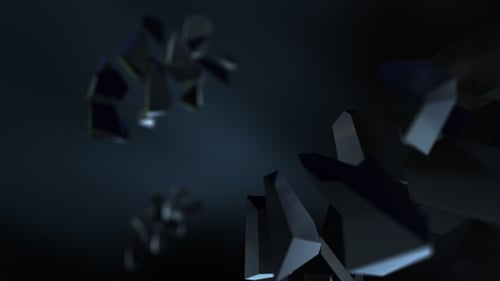 Dynamic Abstract Geometric Shards Motion Background