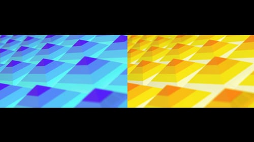 Glowing Pyramids