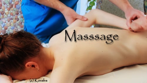 Woman Receives Massage in Relaxing Room