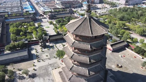 Einer der Drei Türme der Welt, Pagode des Fogong-Tempels in China