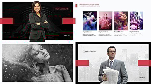 Clean Business Presentation with Modern Motion Graphics