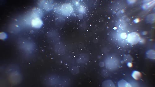Cool Blue Bokeh
