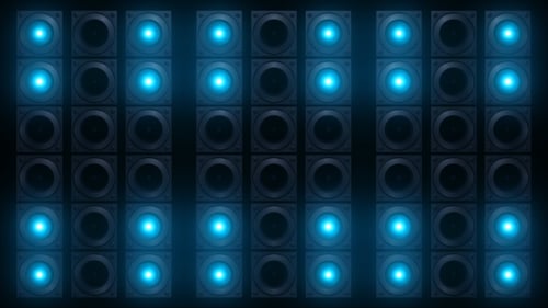 Bedienfeld für blaue Lichter