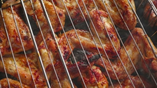 Kochen im Freien Grillen