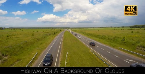 Highway On A Background Of Clouds 8