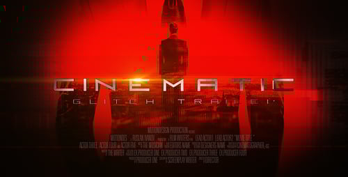 High-Impact Glitchy Cinematic Intro with 3D Text