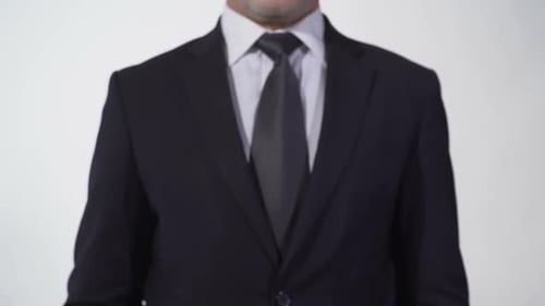 Business Person Holds FMCG Chalkboard