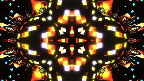 Vj Loop Disco Ball Neon Kaleidoscope