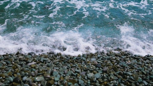 Pebble Beach And Sea
