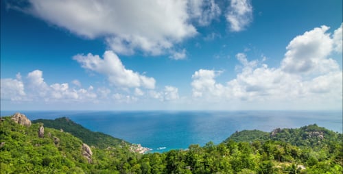 Seascape With Clouds