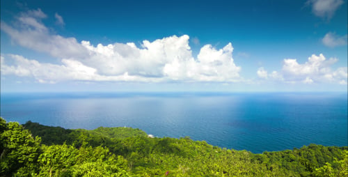 Seascape With Clouds