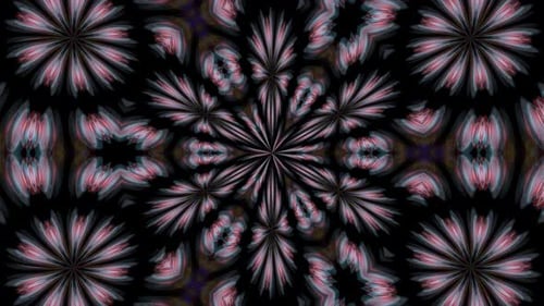 Fondo abstracto caleidoscopio flor