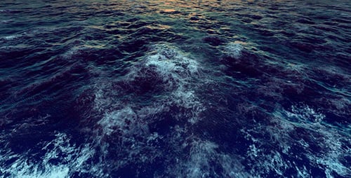 Abend-Meereshintergrund