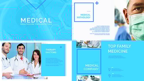 Modern Medical Healthcare Presentation with Minimalist Animated Graphics