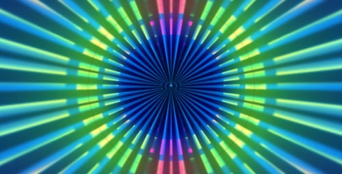 Colorful Circle Light Streaks 01