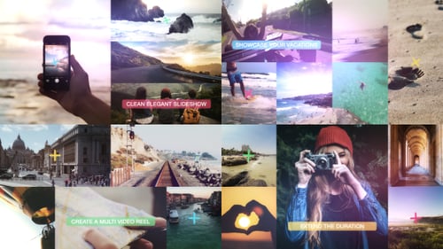 Dynamic Multi-Frame Slideshow with Clean Elegant Transitions