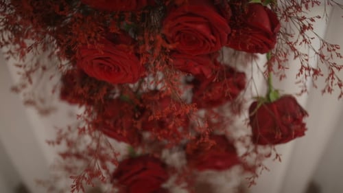 Bouquet of Red Roses for Wedding or Romance