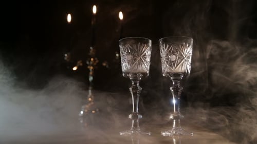 Romantic Atmosphere In The Restaurant