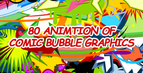 Dynamic Cartoon Style Animation Pack with Comic Book Elements