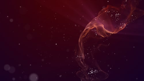 Abstract Fluid Ethereal Particle Motion Background Animation