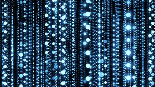 Glamorous Blue Particles