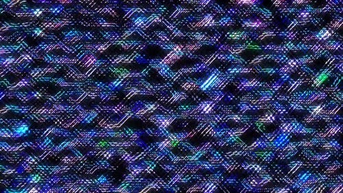 abstract waves with stripes colorful dots of light shining in for background