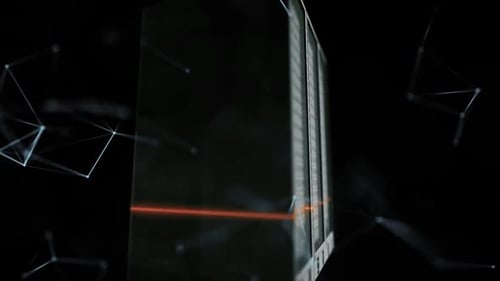 Digitales Datenbank-Serversystem Hd