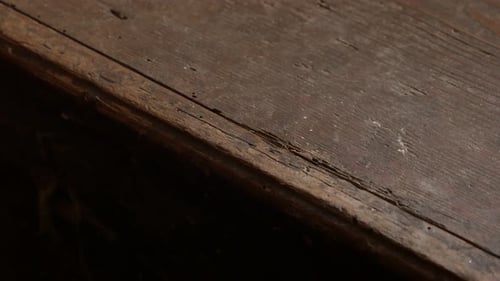 Rustic Wood Grain Close Up Revealing Aged Texture