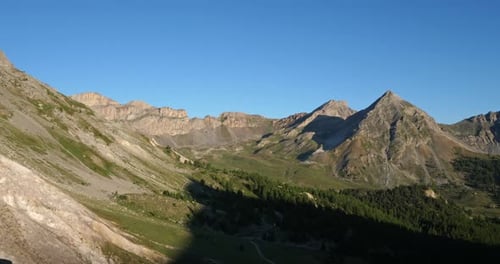El paso de Izoard, cordillera de Queyras, Hautes Alpes, Francia