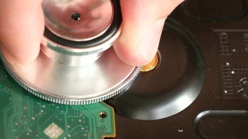 Stethoscope With Computer HDD