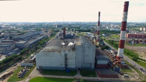 Kraftwerk in Sankt Petersburg