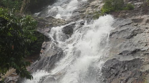 Beautiful Tropical Waterfall Video