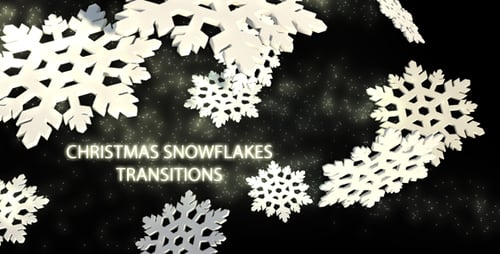 Weihnachts-Schneeflocken-Übergänge
