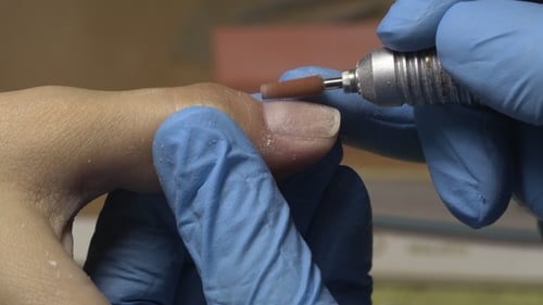 Close Up Manicure Shaping Nail