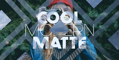 Clean Geometric Reveal Transitions and Mattes